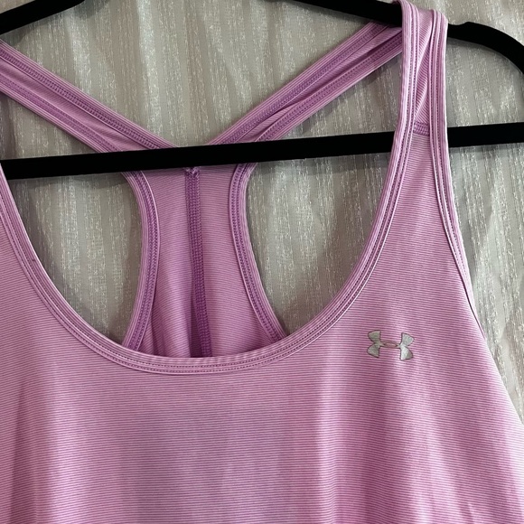 Under Armour Fitted Pink Tank Top - Picture 3 of 4